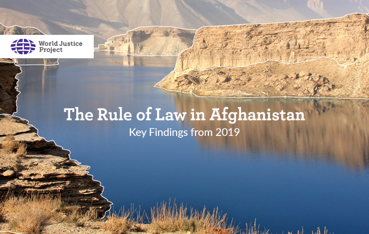 The Rule of Law in Afghanistan: Key Findings from 2019