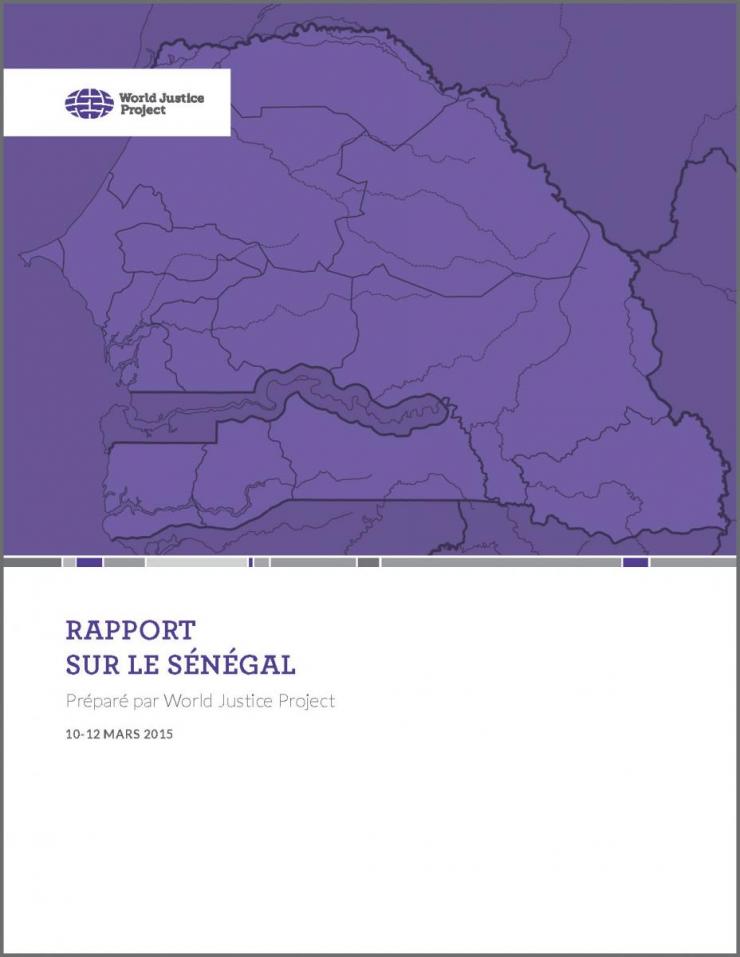WJP SENEGAL COUNTRY REPORT