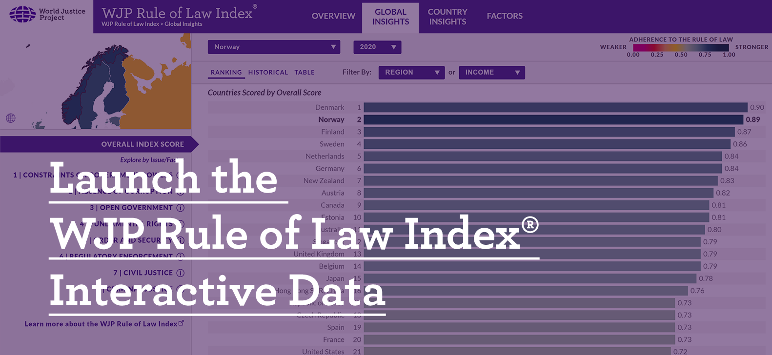WJP Rule of Law Index 2020 World Justice Project