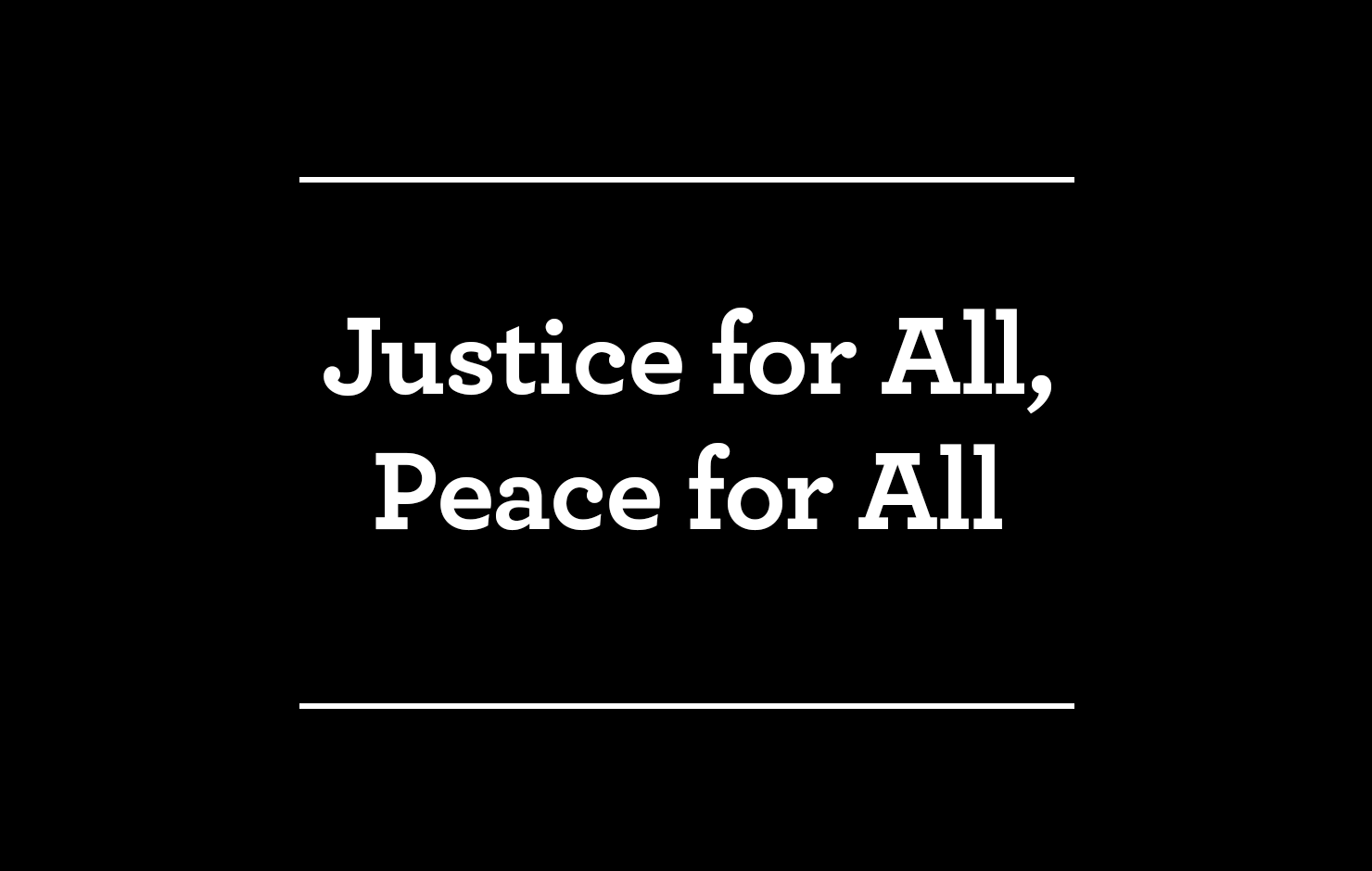 essay about justice and peace