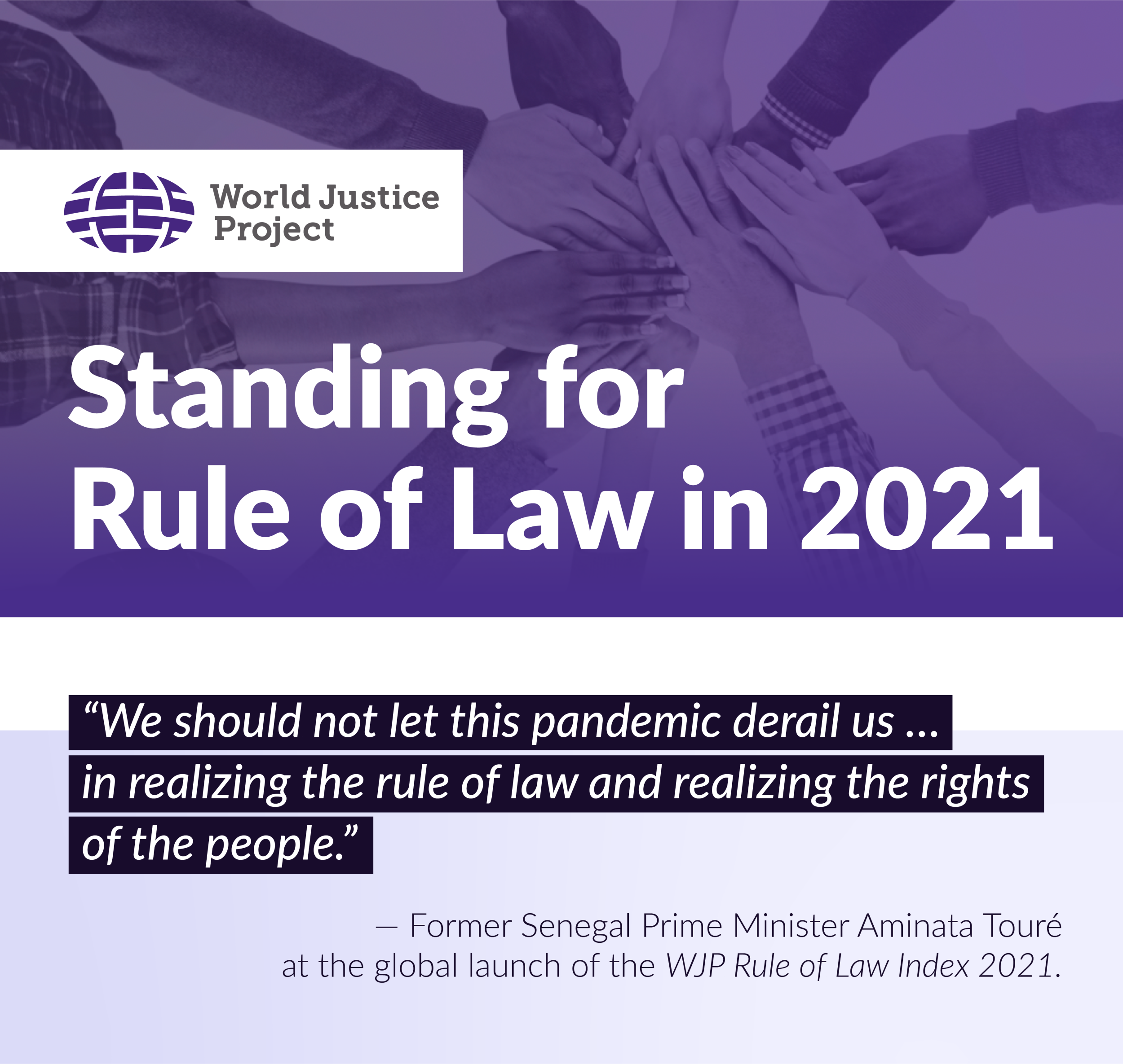 Standing for the Rule of Law in 2021