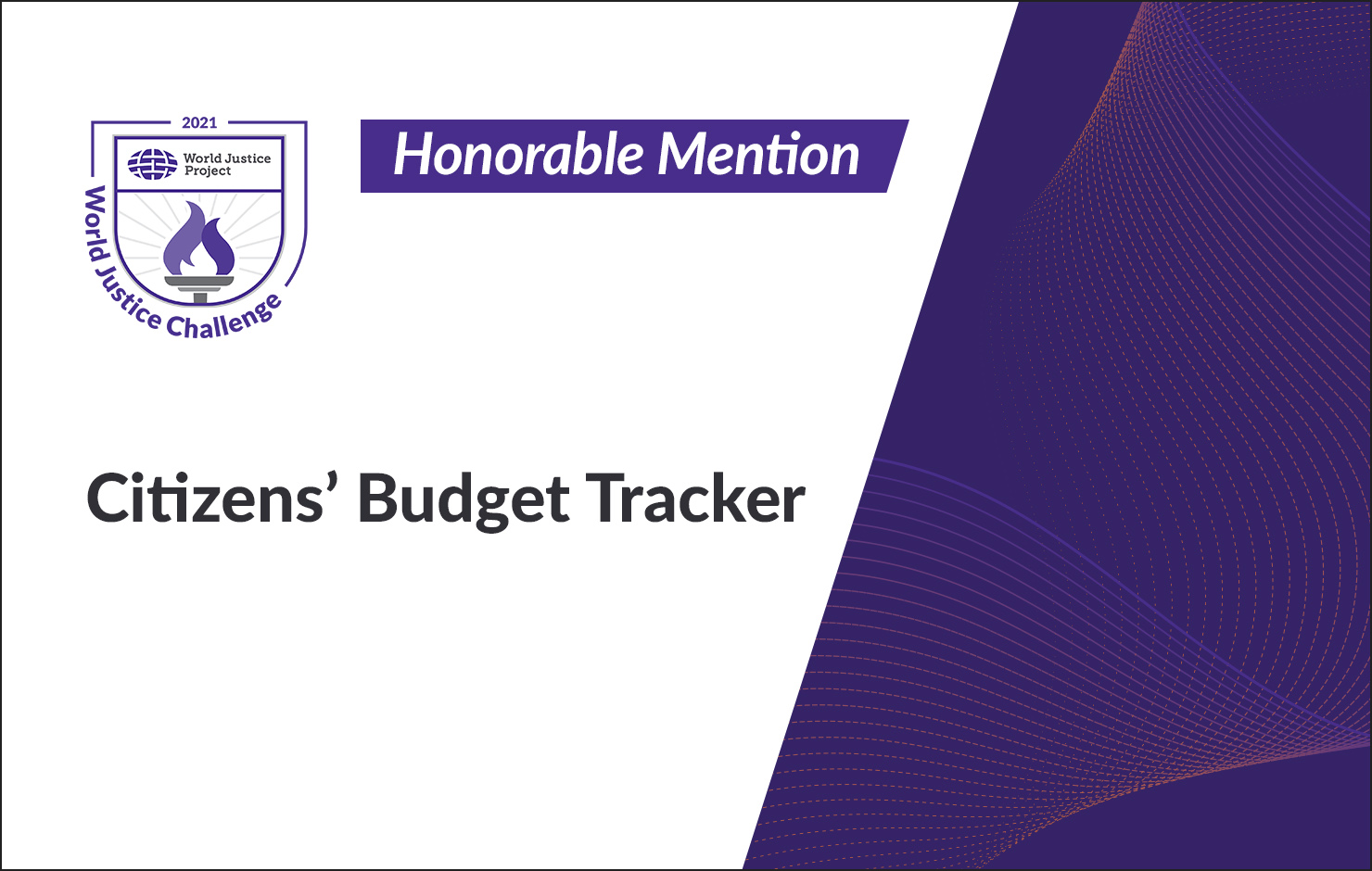 Citizens' Budget Tracker