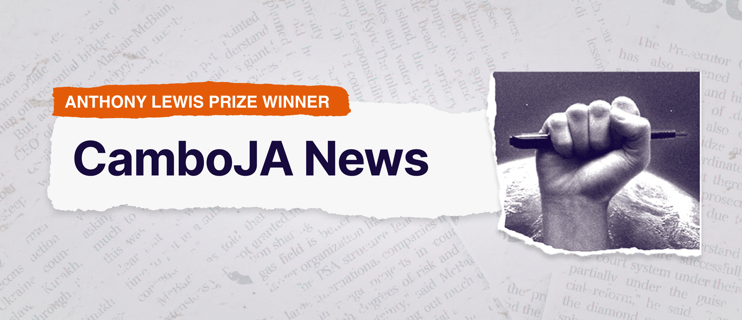 CamboJA News wins the World Justice Project’s Anthony Lewis Prize for Exceptional Rule of Law Journalism amid shrinking civic space in Cambodia. IStories, Andersson Boscán and Mónica Velásquez were runners up.