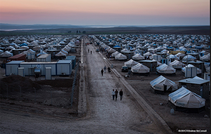 Khanke IDP Camp in northern Iraq is home to over 10,000 displaced Iraqis, mainly from Sinjar, who fled their homes in August 2014. 23 January, 2015. 