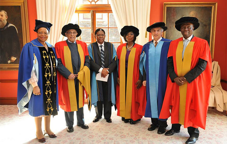 University of Cape Town 2015 honorary degree awardees.