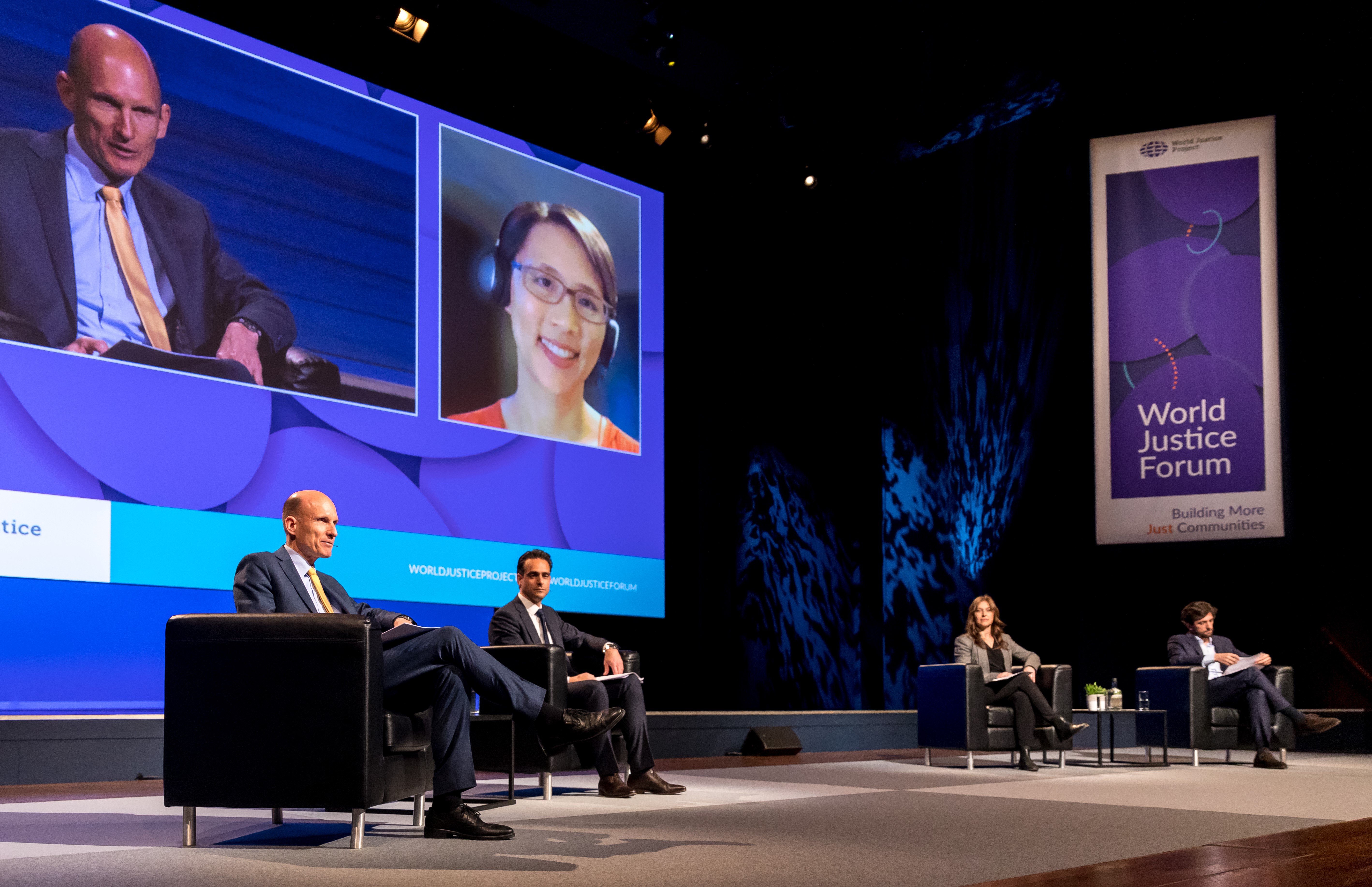 Panelists at the Realizing Tech for Good: Political, Legal, and Ethical Challenges plenary