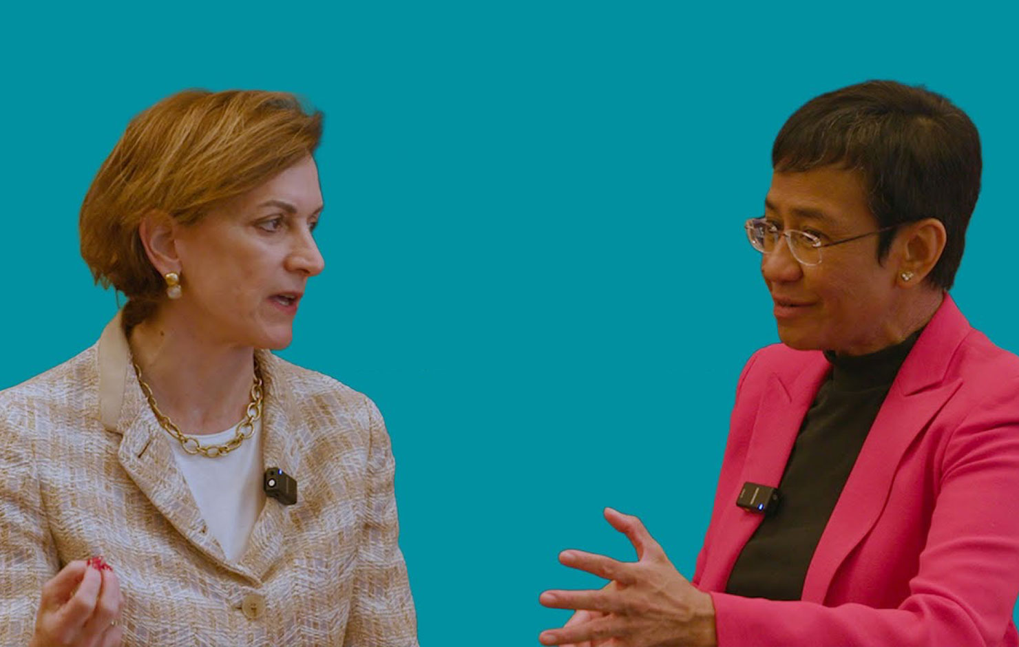 Anne Applebaum x Maria Ressa during WJForum 2025