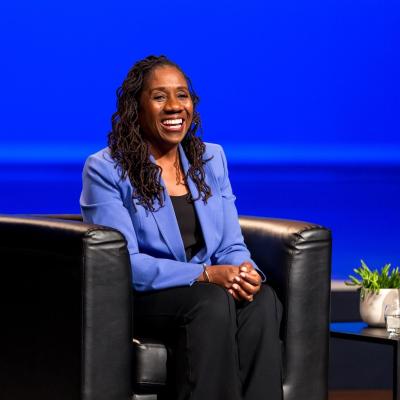 President and Director-Counsel Emeritus of the NAACP Legal Defense Fund Sherrilyn Ifill giving remarks during the Ruth Bader Ginsburg Legacy Keynote Conversation.