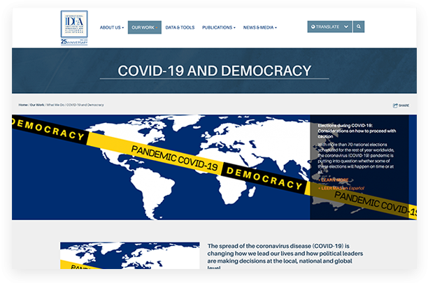 Covid-19 and Democracy