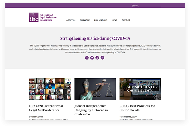 Strengthening Justice During COVID-19