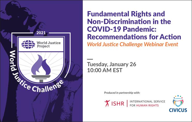 Fundamental Rights and Non-Discrimination in the COVID-19 Pandemic: Recommendations for Action