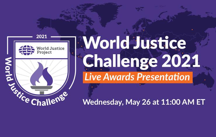 World Justice Challenge 2021 Live Awards Presentation