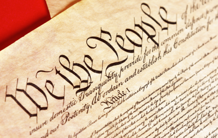 The U.S. Constitution, with the words, "We The People" prominent