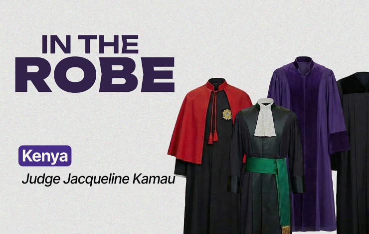 In the Robe Jacqueline Kamau wfrom Kenya with robes