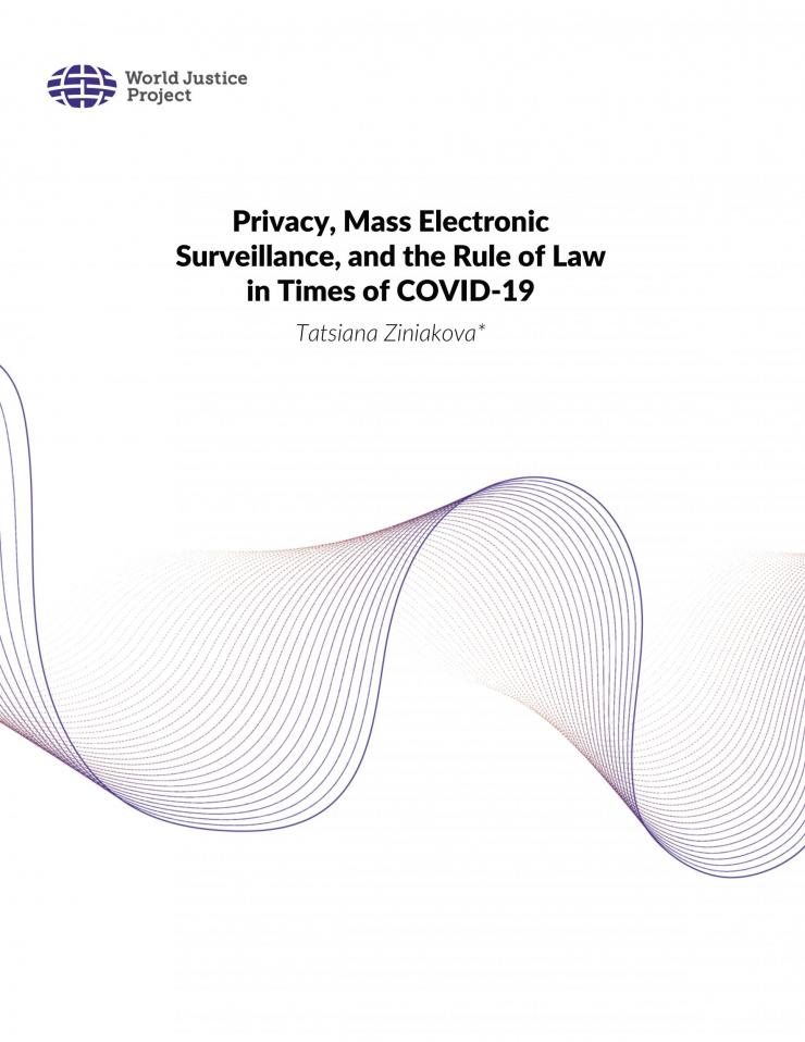 Privacy, Mass Electronic Surveillance, and the Rule of Law in Times of COVID-19