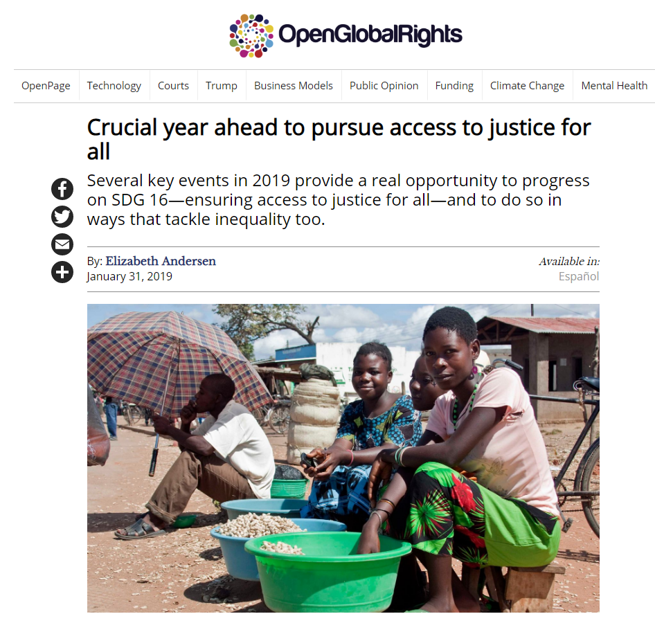 Crucial Year Ahead To Pursue Access To Justice For All | World Justice ...