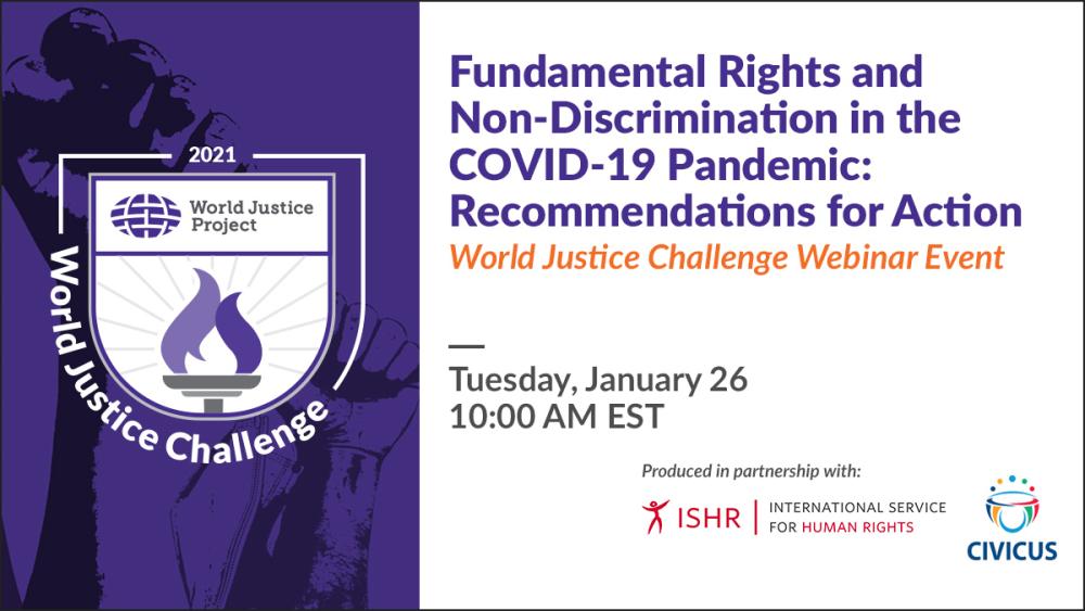 Fundamental Rights and Non-Discrimination in the COVID-19 Pandemic: Recommendations for Action