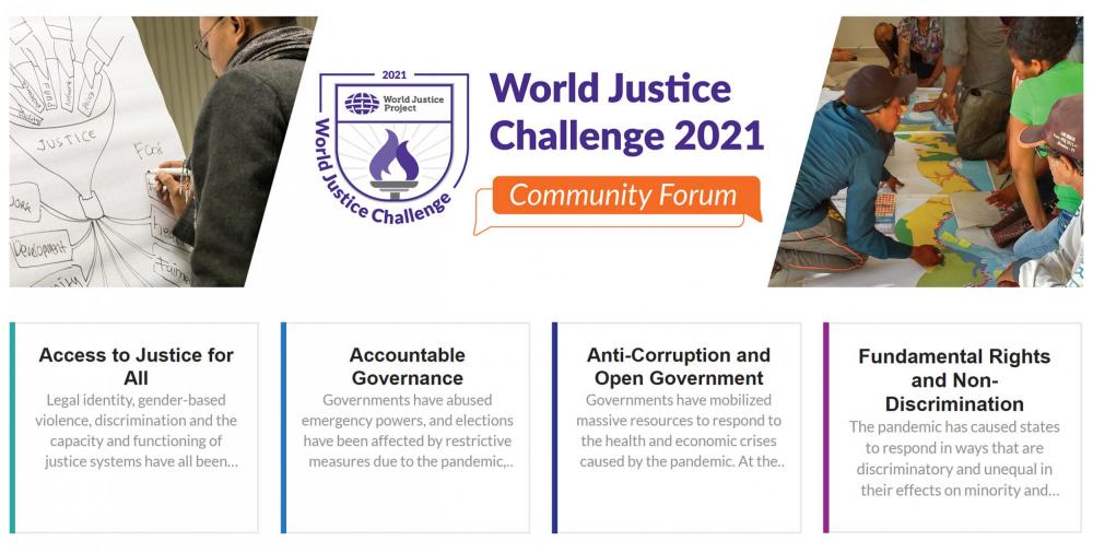 World Justice Challenge 2021 Community Forum